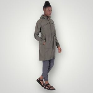 Women's Olive Utility Hooded Parka